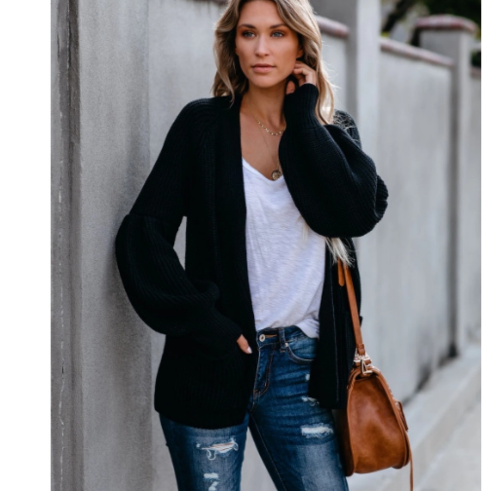 ERIN Oversized Knit Cardigan